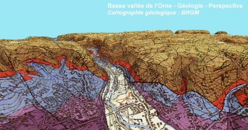 Géologie de la vallee de l'Orne
